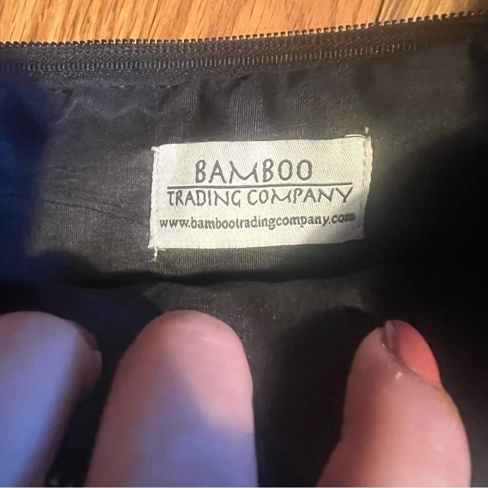 Bamboo clutch new without tags